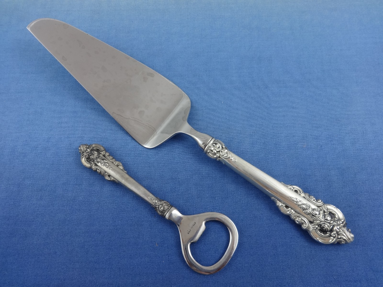 Grande Baroque by Wallace Sterling Silver Flatware Set Service Dinner 66 Pieces Item image 6