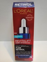 New Loreal Paris Revitalift Derm Intensives Night Serum 0.3% Pure Retinol 1 OZ - £9.59 GBP