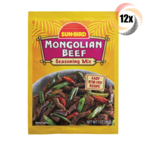 12x Packets Sun Bird Mongolian Beef Seasoning Mix | Authentic Asian Tast... - £24.57 GBP