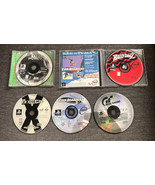 Lot 5 Playstation 1 Games PS1 Rally Cross 2 Reel Fishing 1 Xtreme Gran Turismo - $13.49