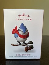 Hallmark Keepsake 2018 Cozy Critters Blue Jay Ornament #2 Series New Ship Free - £31.45 GBP