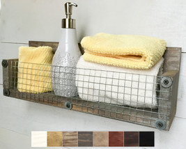 Wood Box Shelf, 16 Inch, Choice of Color / Rustic Shelf, Wooden Shelf, Wood Shel - £35.59 GBP