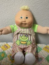 Vintage Cabbage Patch Kid Preemie Boy Lemon Tuft Green Eyes P Factory 1984 HM#3 - $195.00