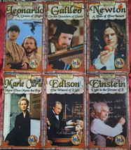Inventors Specials EINSTEIN EDISON NEWTON GALILEO MARIE CURIE VHS VIDEOT... - £11.41 GBP