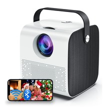 2023 Upgrade Mini Portable Projector With Wifi And Bluetooth For Outdoor... - $224.19