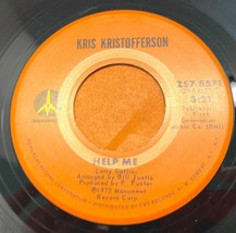 Kris Kristofferson Why Me / Help Me 45 Pop Vinyl Record Monument 1972 - £7.92 GBP