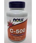 NOW Foods Vitamin C-500, 250 Tablets Exp11/2027 - $16.62
