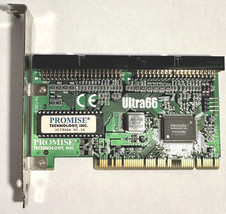 Vintage Promise Technology Ultra66 Ultra ATA 66 PCI IDE Controller V1.14 - $19.00