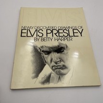 Newly Discovered Drawings of Elvis Presley by Betty Harper 1979 Paperbac... - $14.20