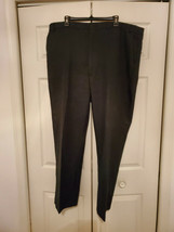 Vintage Haband Men&#39;s 47&quot; Waist Black Dress Pants  - £10.09 GBP