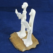 Vintage Carolers Figurines Nun and Monk Friar Singers Sculptures - £12.84 GBP