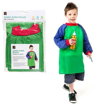 EC Junior Artist Art Smock (Ages 4 to 8) - Green &amp; Blue - $39.43