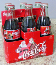 1998 Santa Holiday Coca Cola Classic “Christmas” 8oz. 6 Packs, Wow Original! - £76.89 GBP
