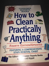 How To Cl EAN Practically Anything - Marjorie Florman Consumer Reports Book - £5.30 GBP