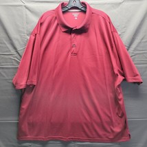 Architect Performance Polo Shirt Mens Short Sleeve Vintage Red Golf Shirt Sz 4x - £8.89 GBP