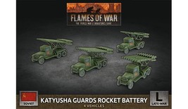 Katyusha Guards Rocket Battery x4 Tanks Soviet Late War Flames of War - £52.55 GBP