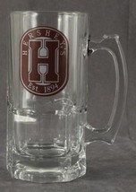 MODERN Advertising HERSHEY&#39;S Collegiate Glass Stein Mug Est. 1894 8&quot; Tall - £9.44 GBP