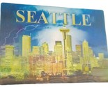 Skyline View Seattle Washington WA Lenticular 3D Continental Postcard U27 - $7.87