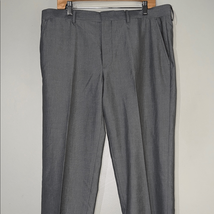 JF J.Ferrar Slim Fit Dark Gray Trousers - $19.60