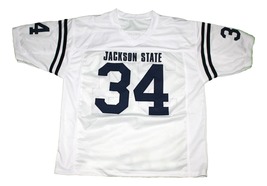 Walter Payton #34 Jackson State New Men Football Jersey White Any Size image 4