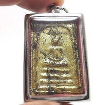 1957 Somdej 2 Sides Thai Rare Buddha Amulet Pendant Wealth &amp; Success Attraction - £79.31 GBP