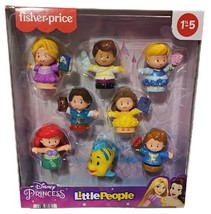 Disney Fisher Price Little People Princess and Prince Set 8 Figures New - $18.80