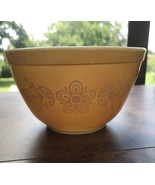 PYREX Vintage 1970s Butterfly Gold #401 750ml Small Mixing Bowl Corelle ... - $228.71 MXN
