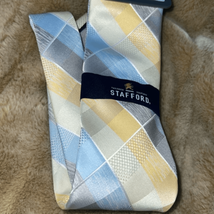 Stafford yellow cupone men’s tie new - £8.51 GBP