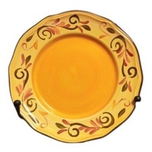 Gibson Designs HERITAGE PARK Dinner Plate 10 7/8”D  Scrolls HAND PAINTED... - $11.88