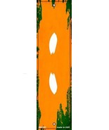 Orange Mask Novelty Metal Bookmark - £9.55 GBP