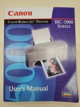 Canon Printer User Manual Bubble Jet BJC-5000 1998 - £7.73 GBP