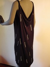 David Szeto Black Dress Low Draped Back Collection Massai Irma la Douce 40/ 10/M - £55.38 GBP