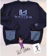 Sweat Shirt with Jean pockets, Sweat Shirt NEW tags Sweat Shirt Jean poc... - $25.00