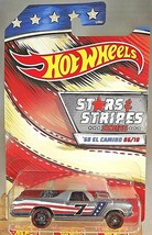 2020 Hot Wheels Stars &amp; Stripes 6/10 &#39;68 EL CAMINO Gray w/Black DD8 Sp Red Rims - $10.50