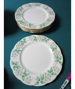 Royal Albert England Travellers Joy 1950s 7 Luncheon/Dinner Plates [*Rack] - $2,660.08 MXN