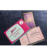 Vtg 3 Pc Zenith Television and Space Command Remote Control Manual Ephemera - $368.68 MXN