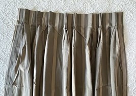 Custom Pleated Drapery Panels Pair 90”L - £72.14 GBP