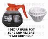 Coffee Pot Decanter Orange  64 oz 12 cup &amp; 50 FREE CF12 FILTERS - £24.99 GBP