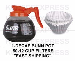 Coffee Pot Decanter Orange  64 oz 12 cup &amp; 50 FREE CF12 FILTERS - £25.03 GBP