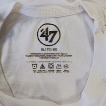 '47 Raiders Nation Youth Boys White Cotton Graphic T-Shirt Short Sleeve Size XL image 5