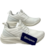 SDolphin Men’s White Slip-On Sneakers | Size 8.5 US | Memory Foam Runnin... - $39.99