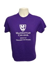 Manhattan College School of Education and Health Adult Small Purple TShirt - £11.68 GBP