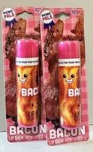 .12 Oz. Picnic Pals “Bacon” Flavored Lip Balm By Lotta Luv Beauty Lot Of 2 - $16.62