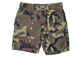 J.Crew Size 30 8&quot; Camp Short Cotton-Linen Blend - Camouflage - Style AY240 - $539.14 MXN