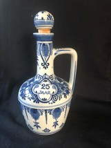 Antico DELFT Ceramica Liquore Bottiglia Raro Marchio E Firmato Fondo - £94.87 GBP