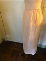 Vintage Opera Beige Taffeta Long Half Slip - €38,22 EUR