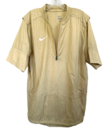 Nike Women&#39;s Windbreaker Top Half Sleeve Pockets 3/4 Zip Lightweight Sz ... - $54.29 CAD