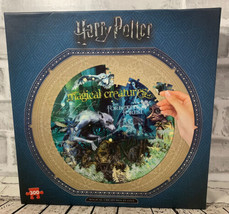Harry Potter Magical Creatures 300-piece round circle jigsaw puzzle complete - £7.90 GBP
