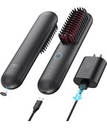 TYMO Porta Cordless Hair Straightener Brush Portable Travel Lightweight ... - $31.67