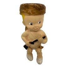 Vintage Spunky Davy Crockett Squeeze Toy Rubber Doll - £36.24 GBP
